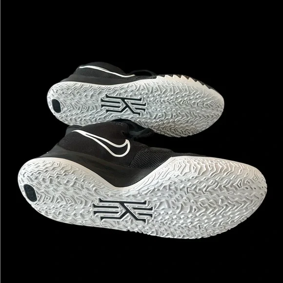 Nike Black and White Kyrie Sneakers with High Ankle Support - used indoor only - Picture 3 of 3